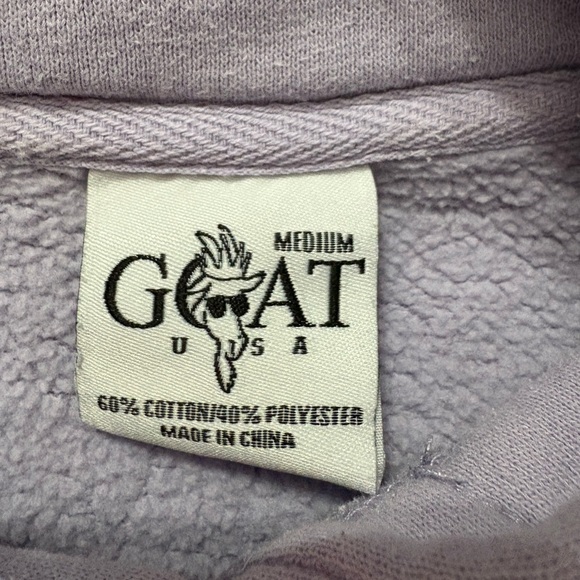 GOAT USA Lavender Hoodie with embroidered Patch - Picture 4 of 6
